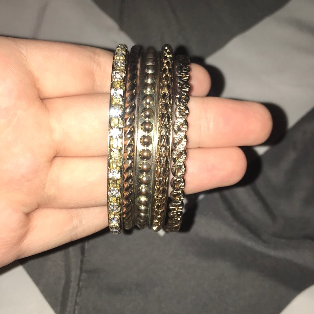 GOLD BANGLE SET